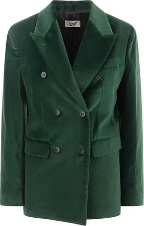 Pence 1979 Giacca in velluto - - Jackets - Donna - Verde - XS