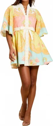 Mestiza New York Carmen Mini Dress In Venetian Paisley