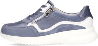 Waldl&auml;ufer Janka - Dames - Sneakers - Blauw - 40 EU - Leer - Schoenen