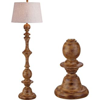 Jonathan Y Designs Taylor 67 Resin LED Floor Lamp, Brown at Nordstrom