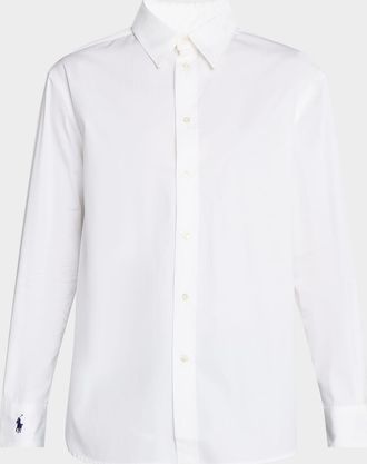 Polo Ralph Lauren Oversized Cotton Button-Front Shirt