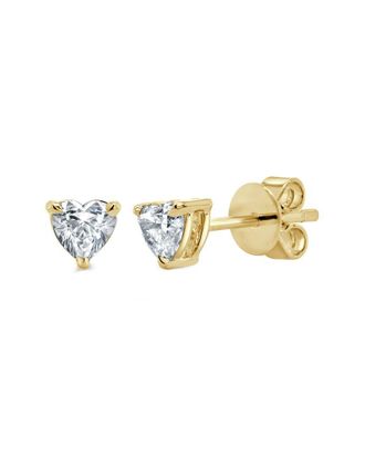 Sabrina Designs 14K 0.36 ct. tw. Diamond Heart Studs