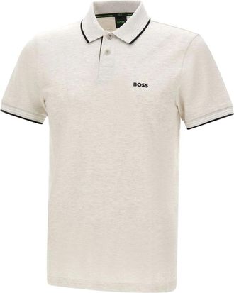 HUGO BOSS Paul Polo - Heren - Polos - Grijs - 2XL - Katoen - Tops