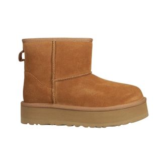 UGG Classic Mini Platform Boot - Dames - Schoenen - Bruin - Maat: 38 EU Wol