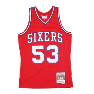 Mitchell & Ness Sportswear, male, Red, Size: S NBA Basketball Tank Top Hardwood Classics