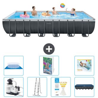 Intex Piscina Ultra Xtr Rectangular - 732x366x132 Cm - 8-piezas S670