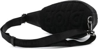 Dior Pre-owned Belt Bags, female, Black, Size: ONE SIZE Pre-owned Canvas Crossbody Bag