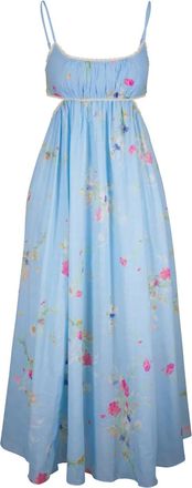 Zimmermann Abito lungo Lucky Picnic - Blu