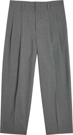 Jil Sander Pleated Wool Trousers - Grey - 50 (IT50 / L)