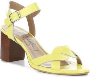 FLY London Moji Ankle Strap Sandal in Lemon at Nordstrom Rack, Size 10-10.5Us / 41Eu