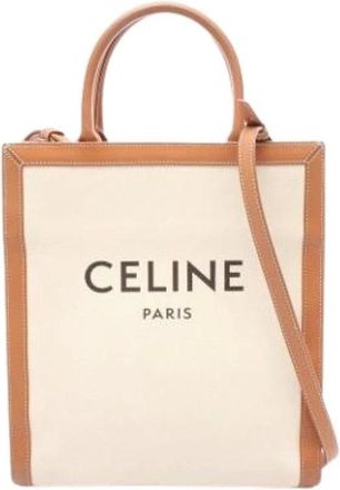 Celine Pre-owned Tote Bags, female, White, Size: ONE SIZE Pre-owned Vintage Tote Bag
