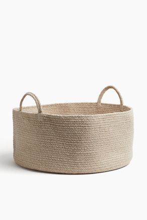 H&M Extragrosser, flacher Aufbewahrungskorb - Beige