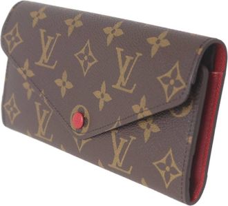 Louis Vuitton Monogram Fuchsia Monogram Long Wallet (Bi-Fold) (Pre-Owned)