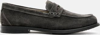 AllSaints Suede Harmon Western Suede Loafer Shoes, Size: UK 7/US 8/EU 41