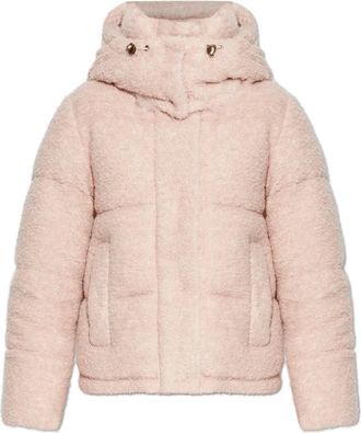 Moncler Dames, Jassen, Roze, Maat: L Wol