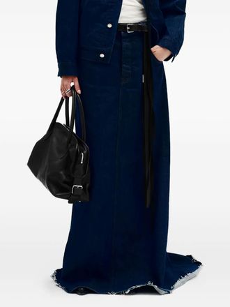 Ann Demeulemeester Gonna lunga Goele denim - Blu