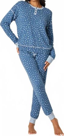 PJ Salvage Cozy Life Lounge Set In Blue