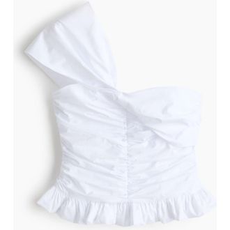 H&M Twist-detail One-shoulder Top in White at Nordstrom, Size X-Small