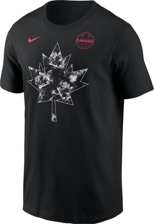 Nike Canada Nike Mens Fanwear Collection Soccer Cotton Short-Sleeve T-Shirt in Black | M11332P384-BLK