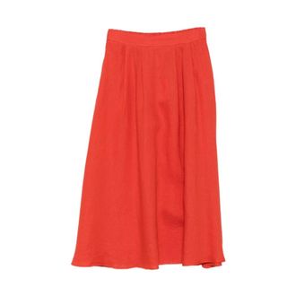 Marella Maxi Skirts, female, Red, Size: XS Emmbiada Maxi Skirt