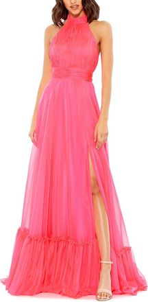 Mac Duggal Chiffon Halter Gown