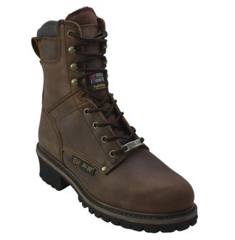 Adtec 9 Steel Toe Super Logger Boots in Crazy Horse at Nordstrom, Size 10.5