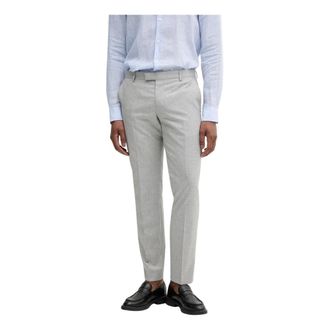 Joop Heren, Broeken, Grijs, Maat: 2XL Wol