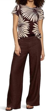 Sanctuary Relaxed Linen Arden Mesa Pants In Brown