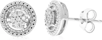 Vir Jewels 1/12 cttw Lab Grown Diamond Composite Earrings in Sterling Silver With Push Backs For Women