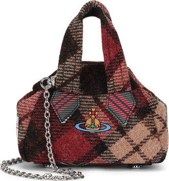 Vivienne Westwood Womens Handbag Multicolour Tweed Wool Handbags Hand Bags