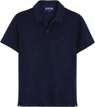 Vilebrequin Jacquard Polo Shirt voor Heren - Heren - Polos - Blauw - L - Katoen - Tops