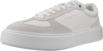 Karl Lagerfeld Maxi KUP RSG Apron Lo Lace - Heren - Sneakers - Wit - 45 EU - Leer - Schoenen