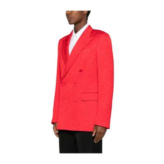 Dries Van Noten Heren, Jassen, Rood, Maat: XL