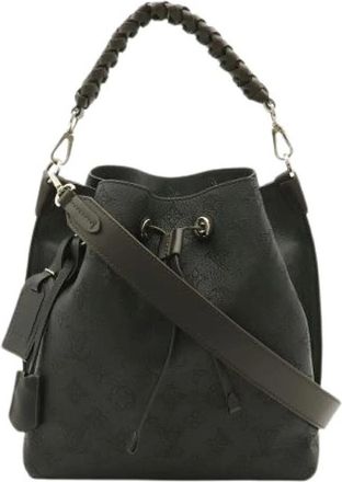 Louis Vuitton Pre-owned Borsa a spalla Muria Monogram Mahina 2way - - Pre-owned - Donna - Nero - ONE SIZE