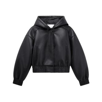 Frankie Shop Hoodies, female, Black, Size: XS Hooded Sweatshirt