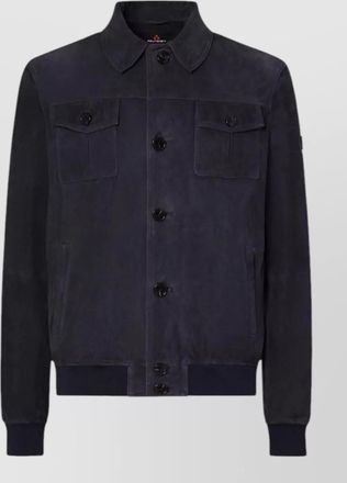 Peuterey collared jacket long sleeves chest pockets