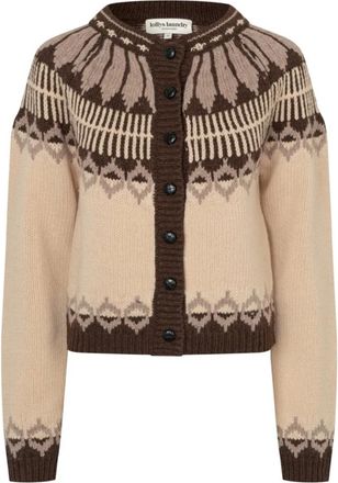 Lollys Laundry Cardigans - Dames - Truien - Beige - Maat: XS