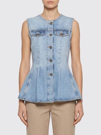 Rotate Top Rotate in denim di cotone