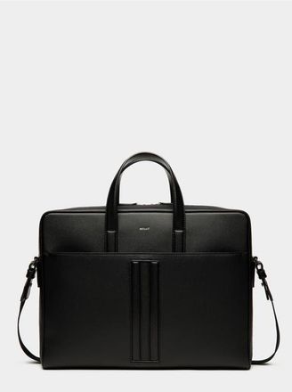 Bally Mythos Briefcase in Black+Palladio at Nordstrom