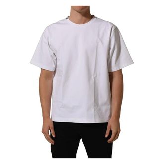 Dolce & Gabbana Crew Neck T-Shirt - male - Dolce & Gabbana - T-Shirts - White - XL - Tops