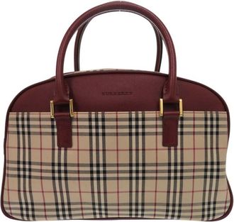Burberry Pre-owned Burberry House Check Canvas Handbag Ladies MQEIP76UCPUFAUCA