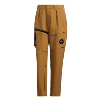 adidas Mens adidas originals Prem Wvn Pnt Casual Cargo Sports Pants/Trousers/Joggers Orange H58054