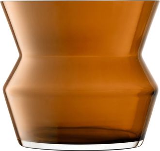 LSA Sculpt Glass Lantern/Vase in Brown/Mocha at Nordstrom