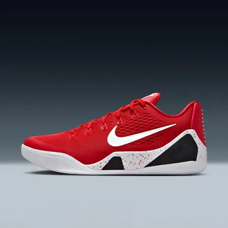 Nike Mens Kobe IX Elite Low EM Protro Basketball Shoes in Red | IH1401-600