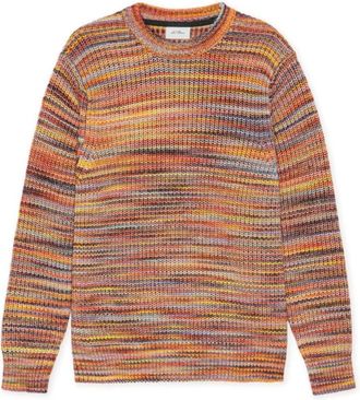 Les Deux Space Rib Crewneck Knit - Heren - Truien - Veelkleurig - Maat: M Katoen