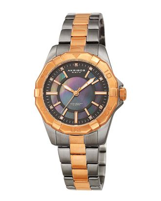 Akribos XXIV Akribos Xxiv Womens Stainless Steel Watch