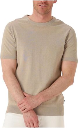 Saint Steve Saint Steve, Truien & Vesten, Heren, Beige, M, Beige Wout Polo Heren T-shirt