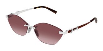 Gucci GG2050S 003 Womens Sunglasses Silver Size 59