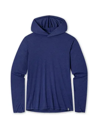 Stio | Mens Divide Hooded Pullover, Size Extra Large in Mountain Shadow Heather | Cotton