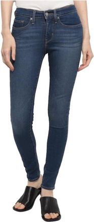 Levi's Dames, Jeans, Blauw, Maat: W26 L30 Denim